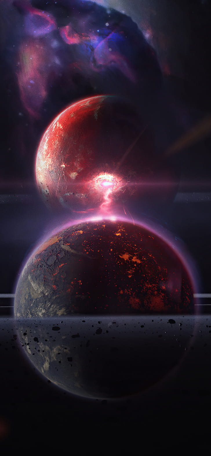Sci Fi, planet phone wallpaper