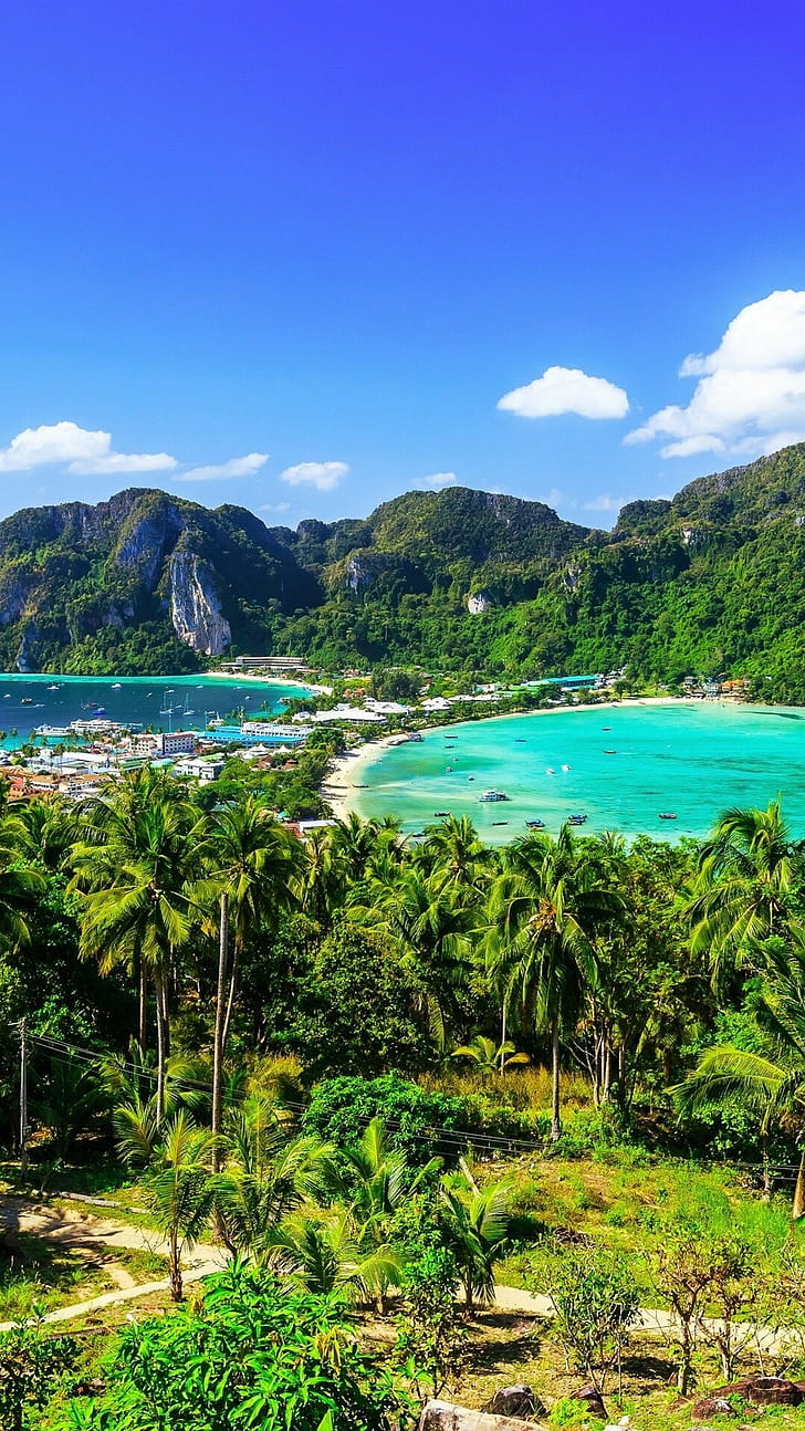 Phi Phi, Thailand phone wallpaper