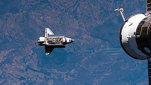 Space shuttle, ISS wallpaper