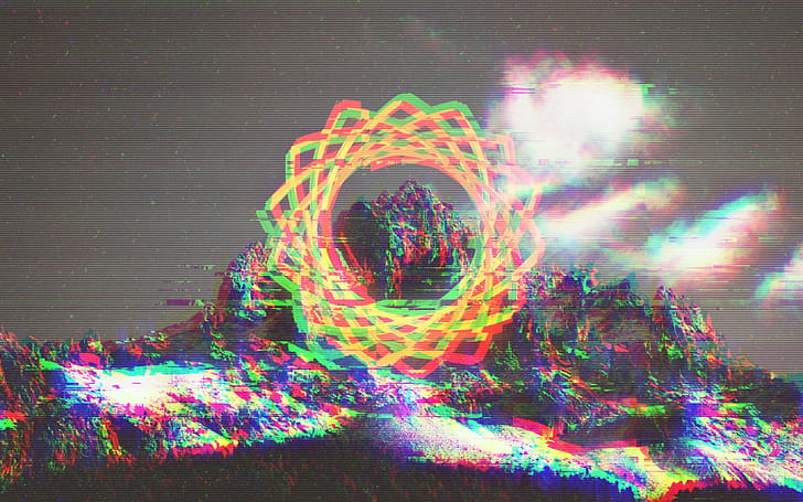 Glitch , Abstract patterns, Visual distortion, Artistic backgrounds wallpaper