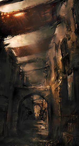 Bazaar, road phone wallpaper