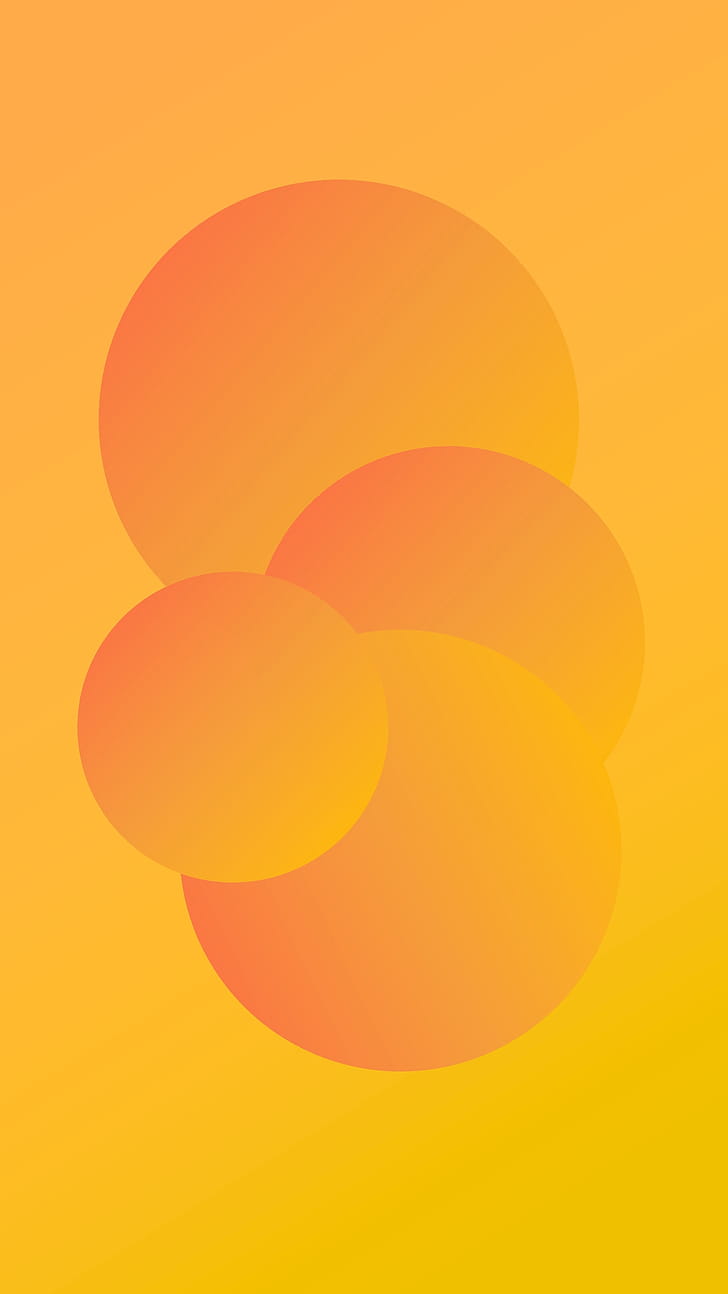 Orange abstract phone wallpaper