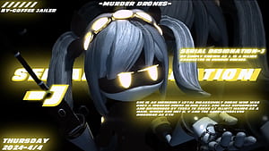J, Murder drones wallpaper