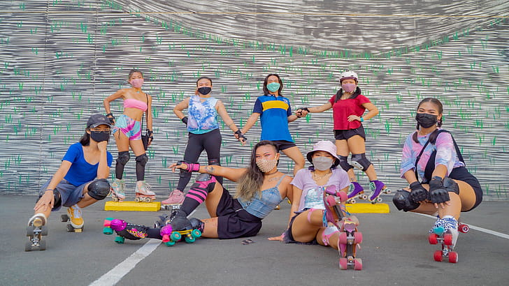 Rollerskating, Lockdown escape, Physical activities, Millennial shift wallpaper