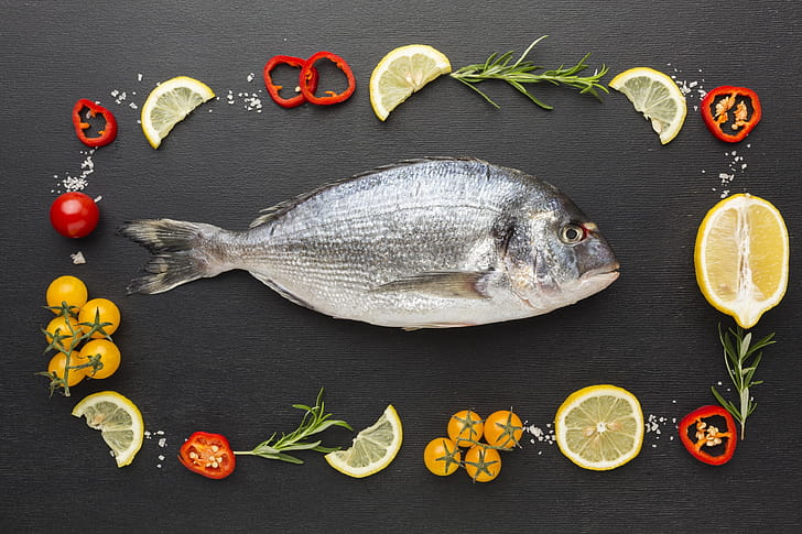 food, fish wallpaper