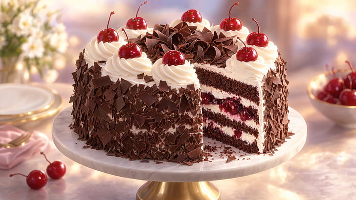 Black Forest Cake – wallpaper