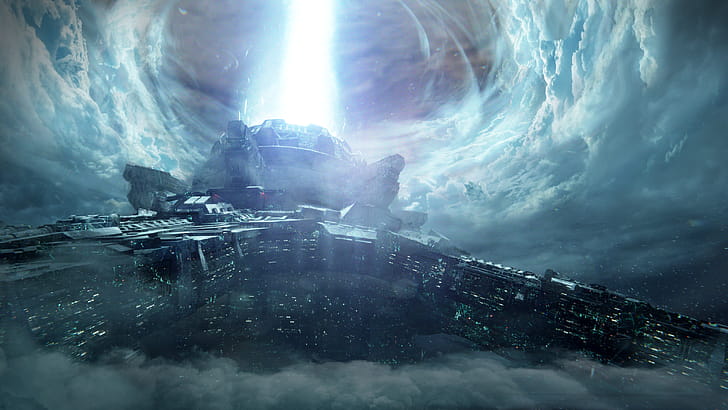 The Wondering Earth, Sci Fi, Structure wallpaper