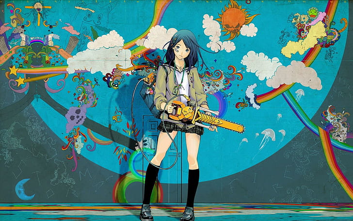 Anime, Pop Art wallpaper
