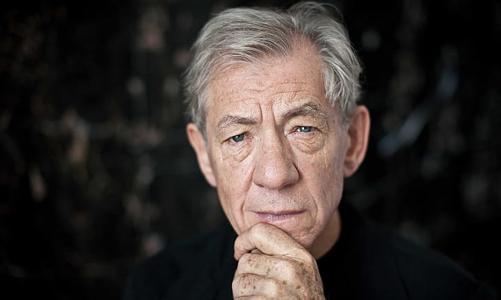 Ian McKellen, Famous actor, , Background wallpaper