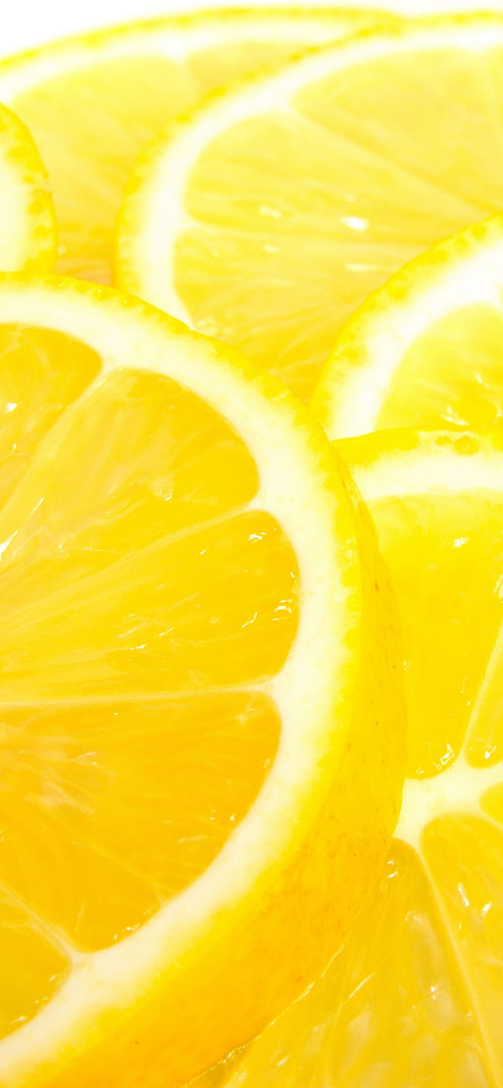 Slices, Lemons phone wallpaper