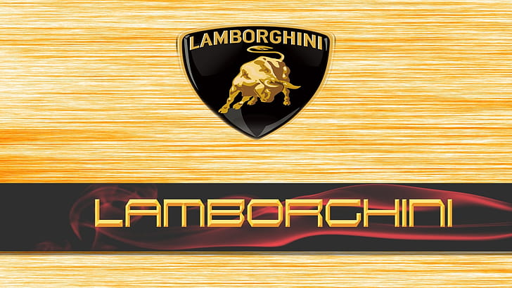 Lamborghini logo, wallpaper
