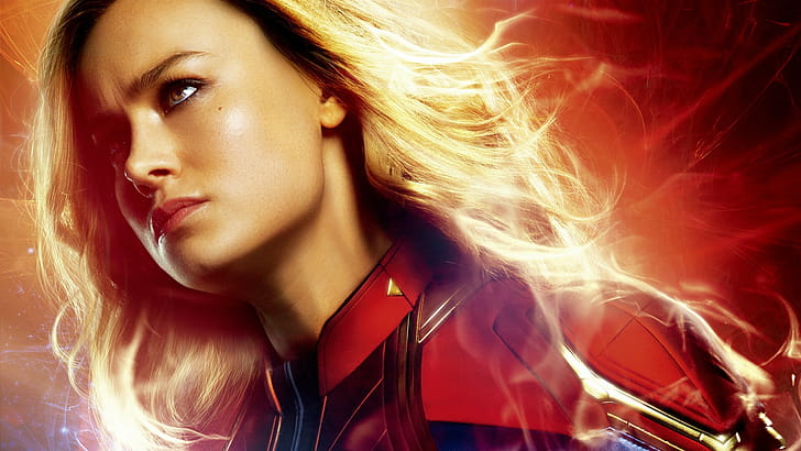 Ms. Marvel, Brie Larson, Captain Marvel, Widescreen wallpaper
