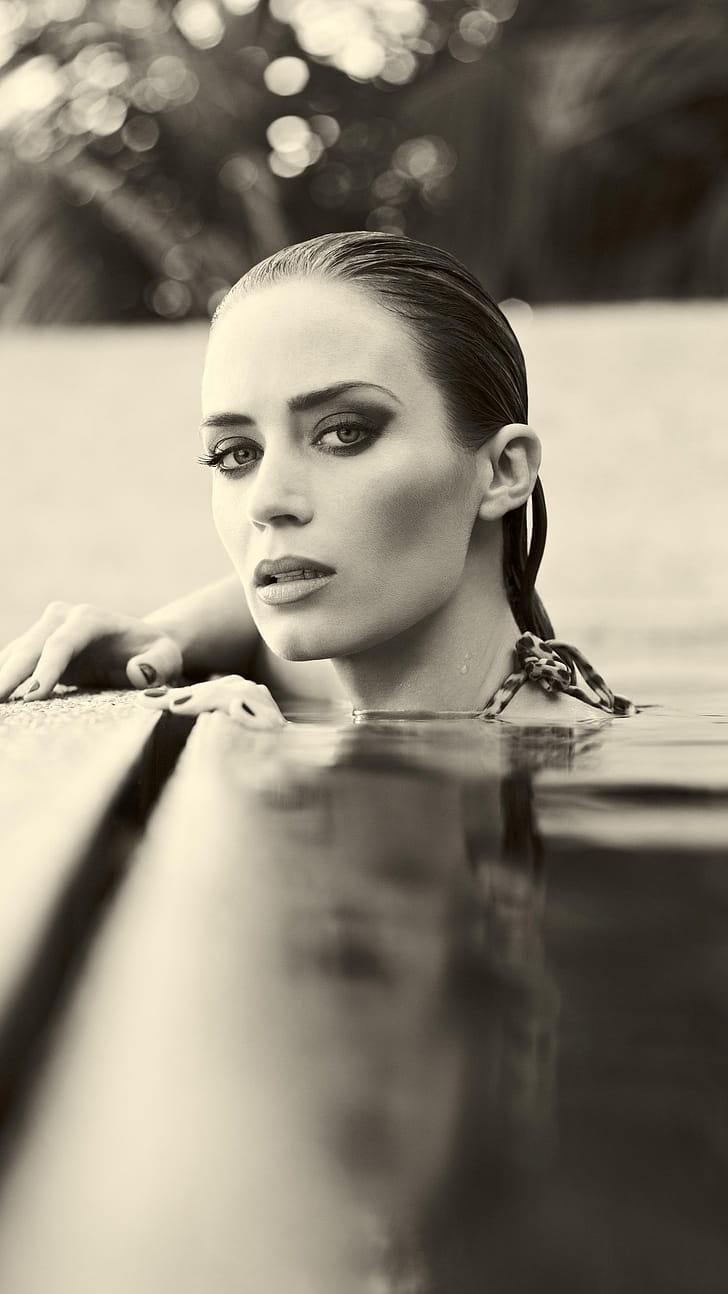 Emily Blunt, phone wallpaper