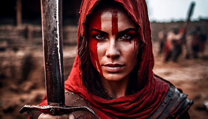 Warrior, warrior, medieval wallpaper