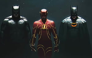 Flash and Batman, Flash wallpaper