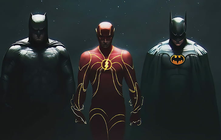 Flash and Batman, Flash wallpaper