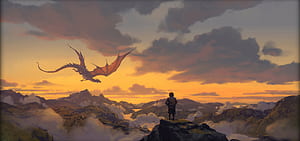 Tyrion Lannister And Dragon Game Of Thrones, game-of-thrones, tv-shows, dragon, tyrion-lannister, artist, artwork, digital-art, artstation wallpaper