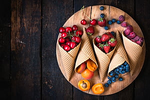 Vibrant fruit cones, Captivating  ry, Stunning wallpaper