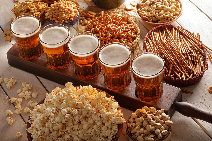 Snacks, Popcorn wallpaper