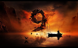 Nine 9, graphics, creative wallpaper