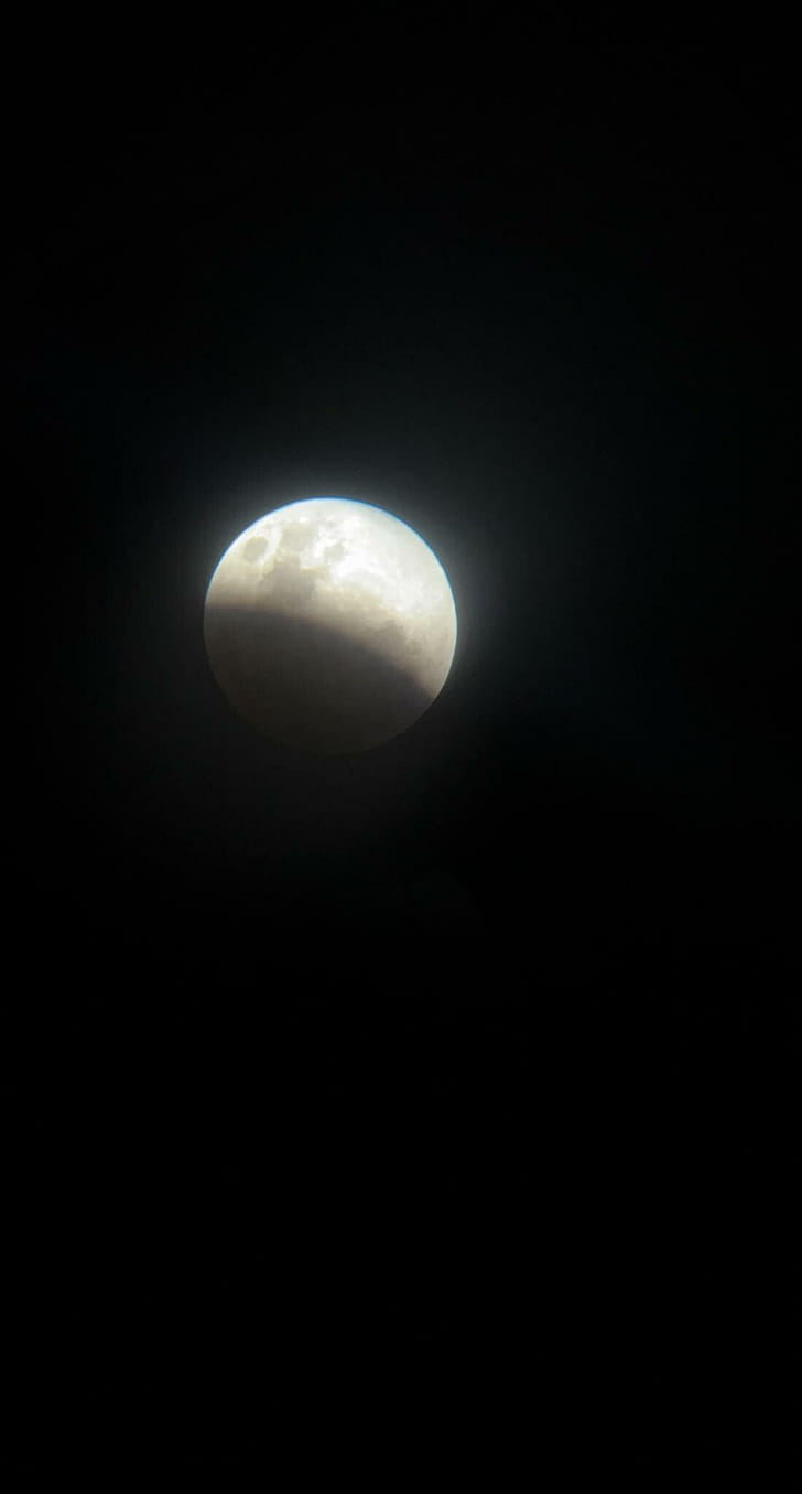 Earth’s shadow, Lunar Eclipse phone wallpaper