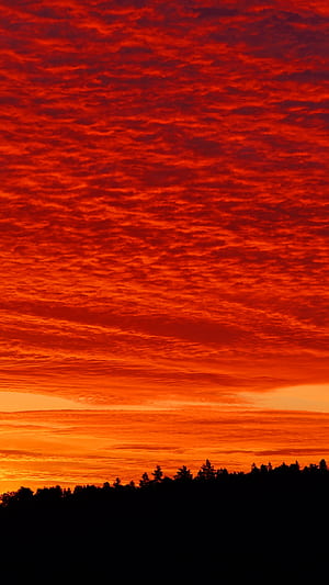 cloud, nature, sunset phone wallpaper