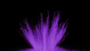 Purple powder exploding, Slow motion shot wallpaper