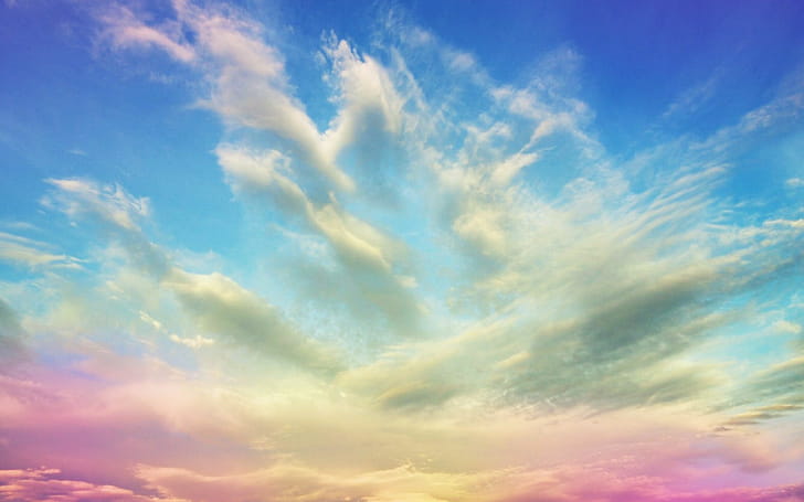 Pink clouds , Clouds, wallpaper