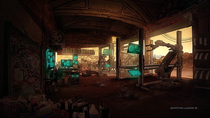 Sci Fi, Room wallpaper