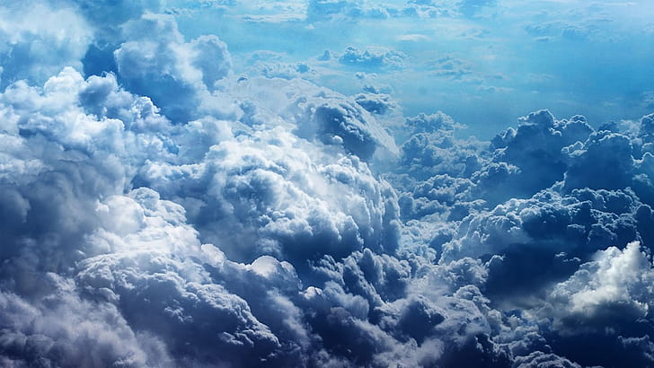 Clouds, clouds, nature wallpaper