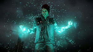 Superhuman abilities, inFAMOUS: Second Son wallpaper