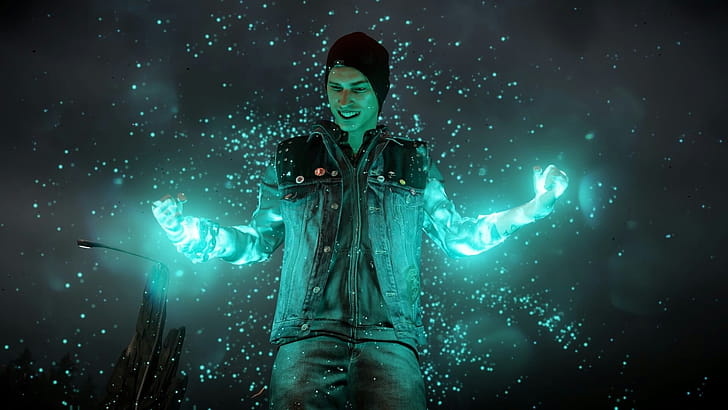 Superhuman abilities, inFAMOUS: Second Son wallpaper