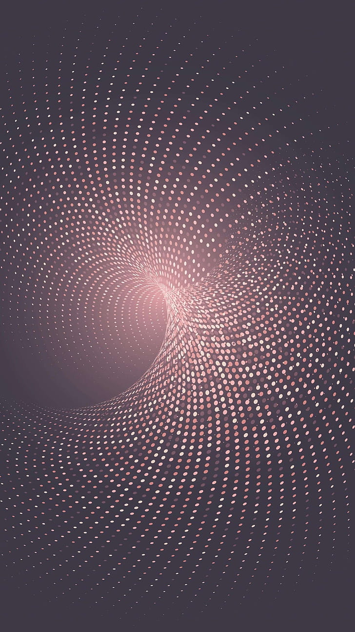 Tunnel, Dots phone wallpaper