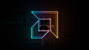 AMD, Neon wallpaper