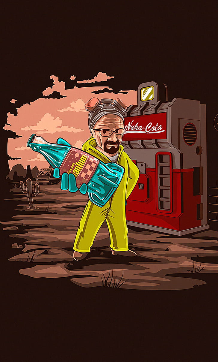 Walter White, Fallout phone wallpaper