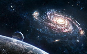 Whirlpool, Outer Space wallpaper