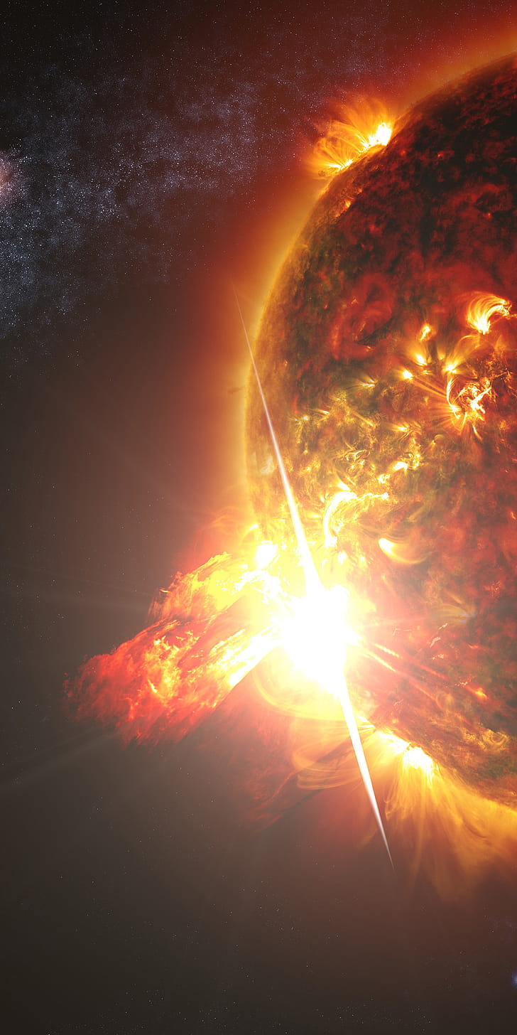Sci Fi, sun phone wallpaper