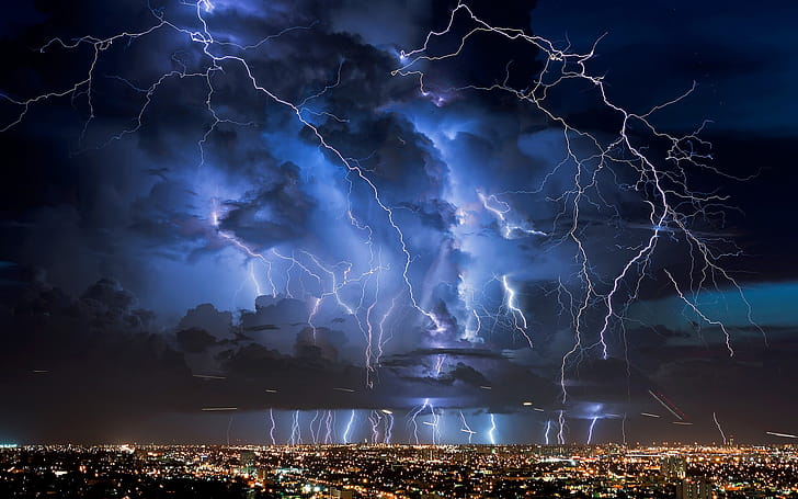 lightning , PSD, Vector EPS, Creative designs wallpaper