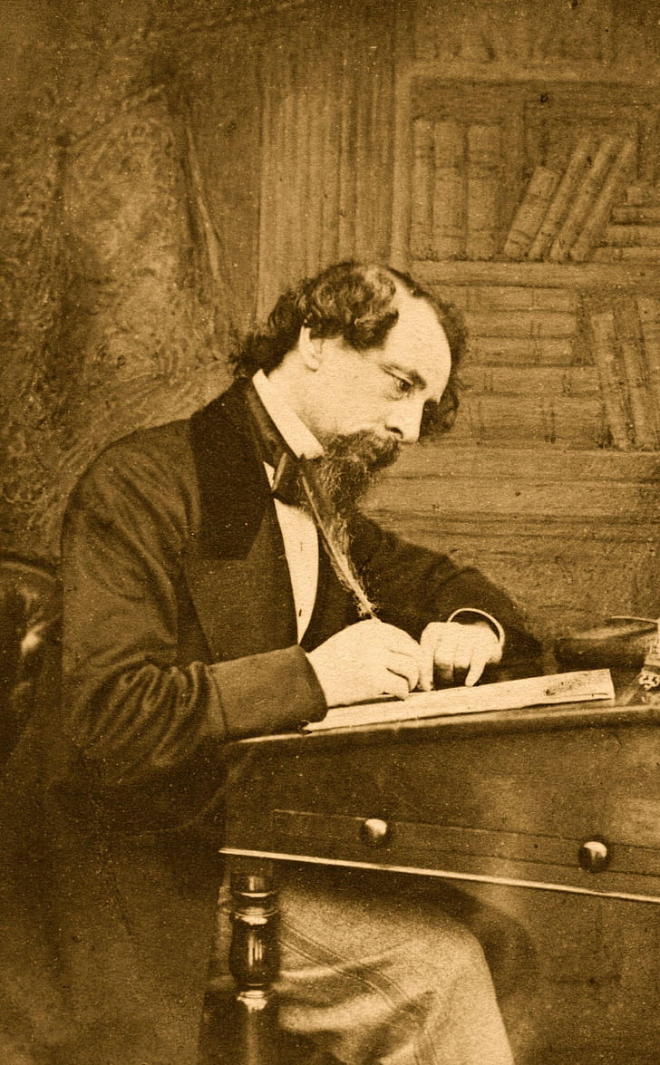 Charles Dickens, Cryptic Writing, Devil, Deciphered phone wallpaper