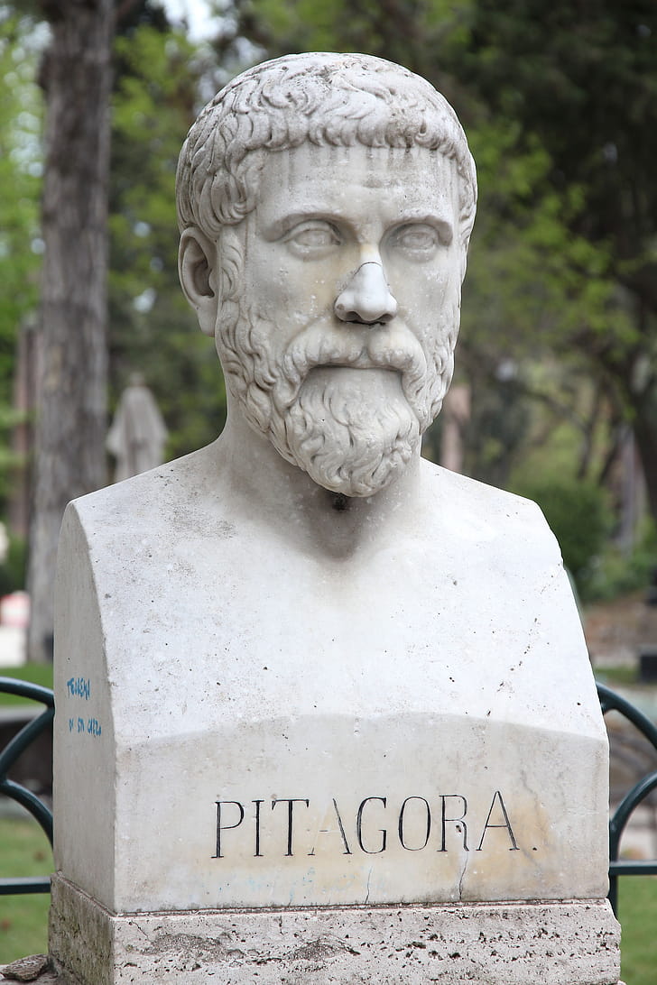 Pythagoras, Philosopher, Mathematician phone wallpaper