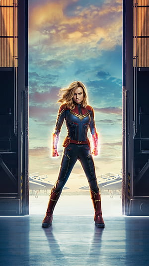 Brie Larson, Marvel phone wallpaper