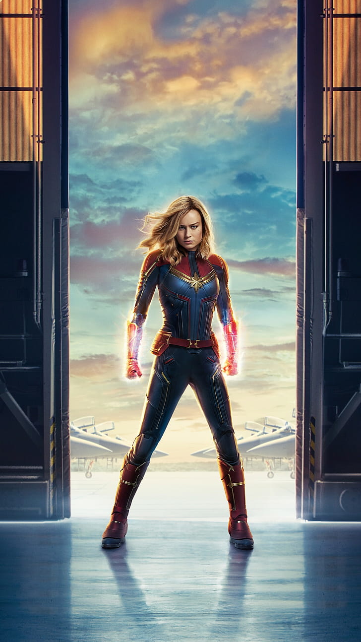Brie Larson, Marvel phone wallpaper