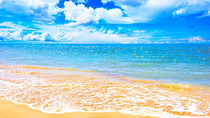 Beach, Summer wallpaper