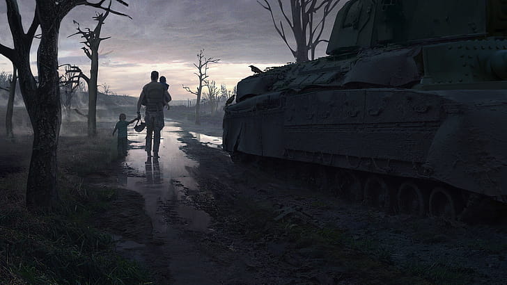 Tank, Sci Fi, Post Apocalyptic wallpaper