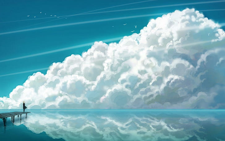 Clouds and sky , Clouds, Nature, Sky wallpaper