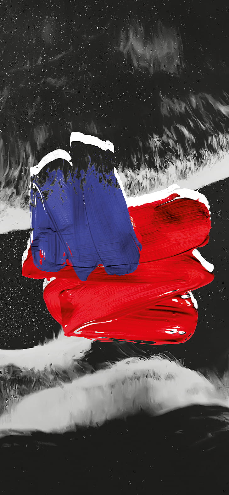 Abstract, paint phone wallpaper