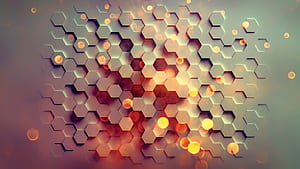 Pentagons, Geometry wallpaper