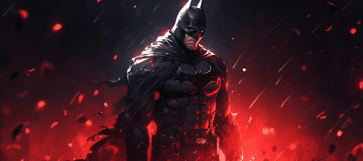 Batman in Red:  Comic, Comic, Batman wallpaper