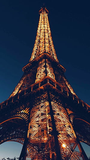 Eiffel Tower lights, Eiffel Tower phone wallpaper