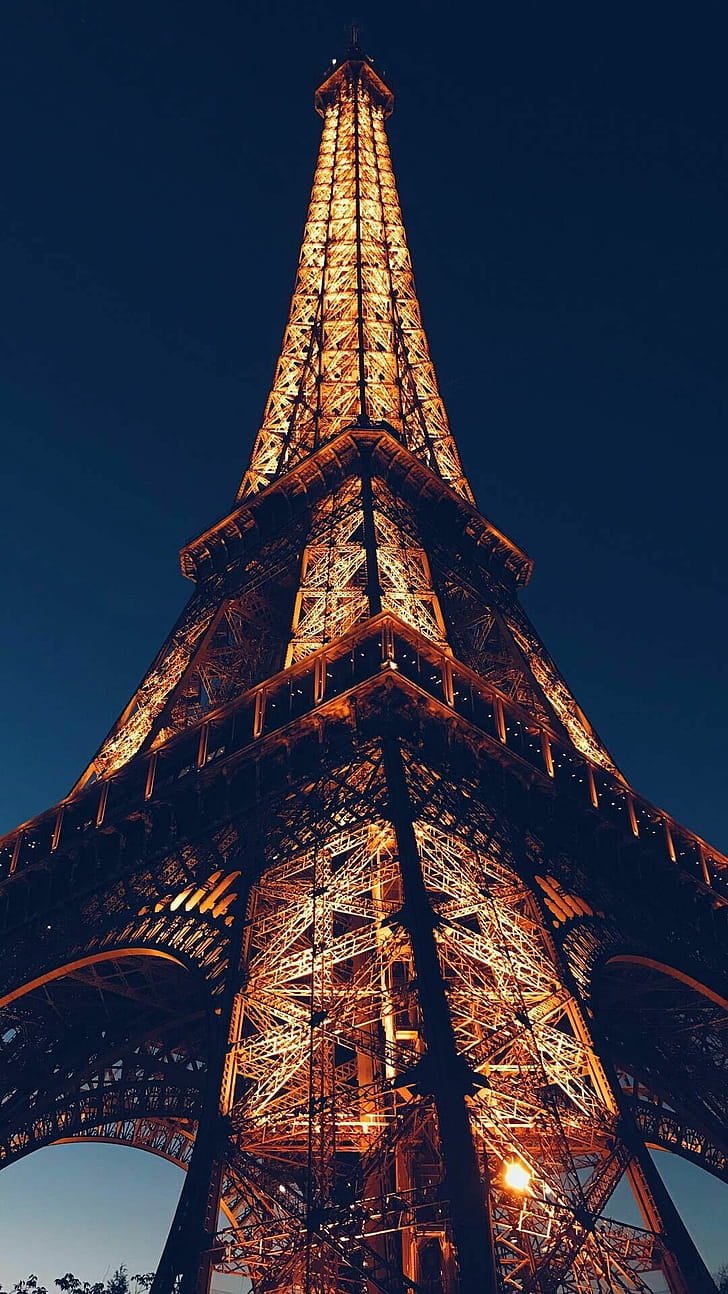 Eiffel Tower lights, Eiffel Tower phone wallpaper
